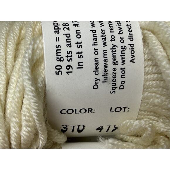 Reynolds PALOMA Yarn Lot of 10 Sand Beige Lambswool Microfiber Blend 50gms Italy - Picture 6 of 6